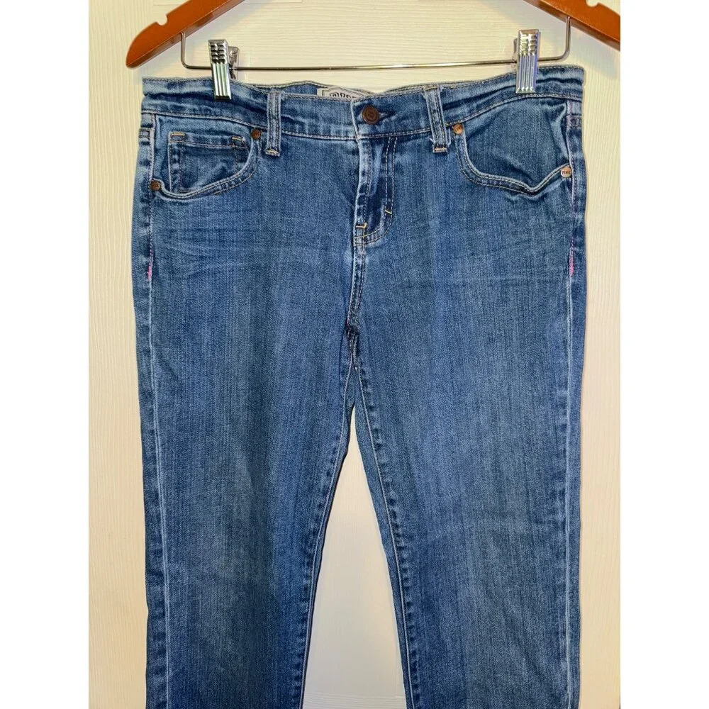 PINK Victorias Secret Mid Rise Straight Leg Jeans Size 8 - Picture 3 of 11